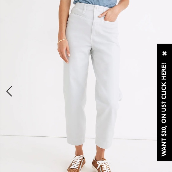 Madewell Slim Emmett Tapered Pants: Yoke Edition - Picture 2 of 5